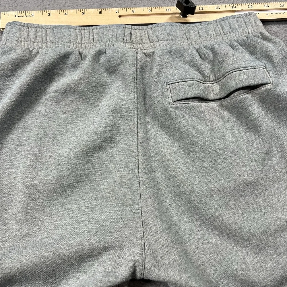 Nike Sweatpants Mens M Gray Joggers Fleece Pockets Drawstring Gym Athleisure